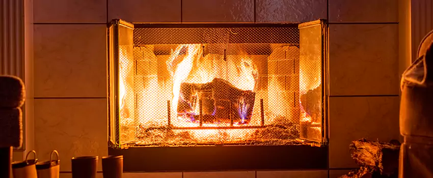 Mendota Hearth Landscape Fireplace Installation in Pleasanton, California
