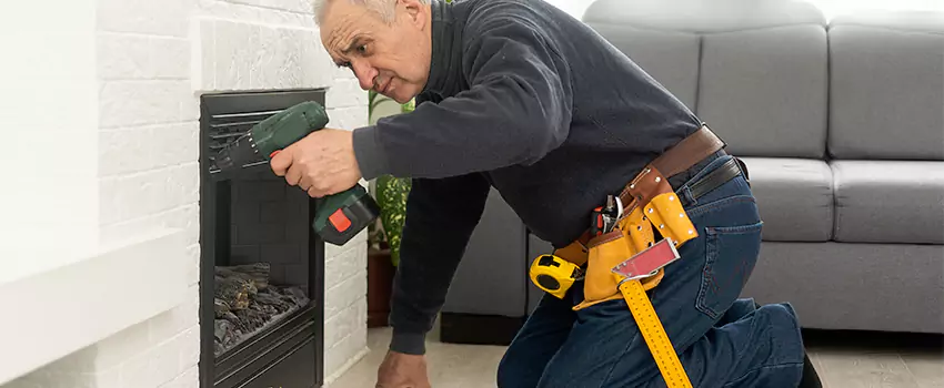 New Indoor Fireplace Installation in Pleasanton, California