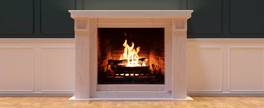 Open Flame Wood-Burning Fireplace Installation Services in Pleasanton, California