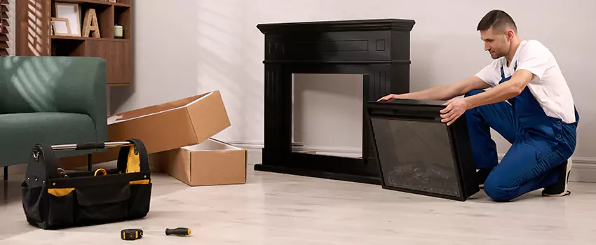 Old Rusted Metal Fireplace Repair And Replacement in Pleasanton, CA